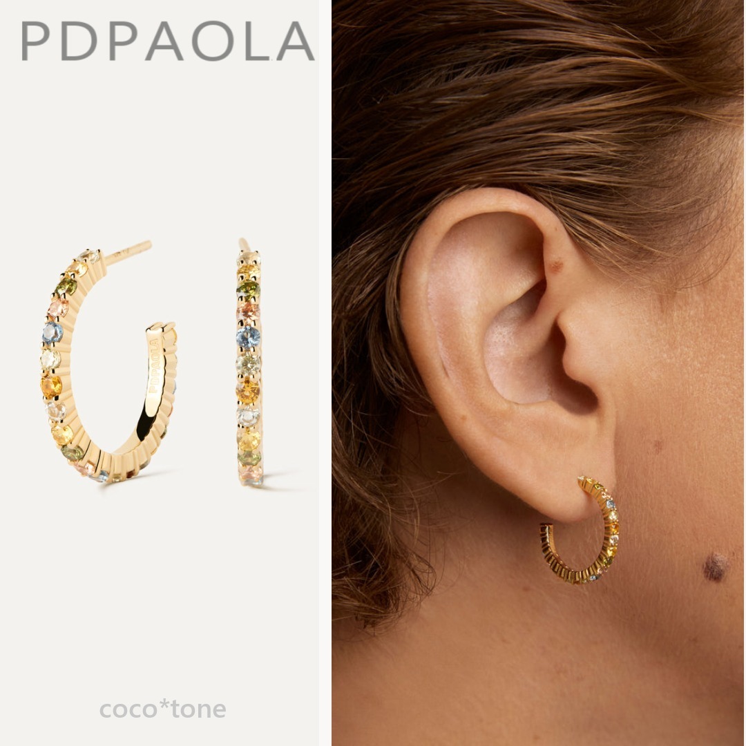 PDPAOLA＊海外限定 レインボーピアス 送関税込