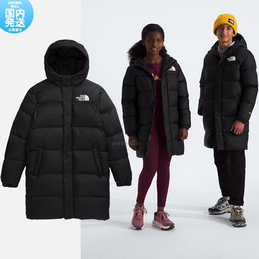 USモデル 大人もOK 国内発送 The North Face Nuptse Long Parka