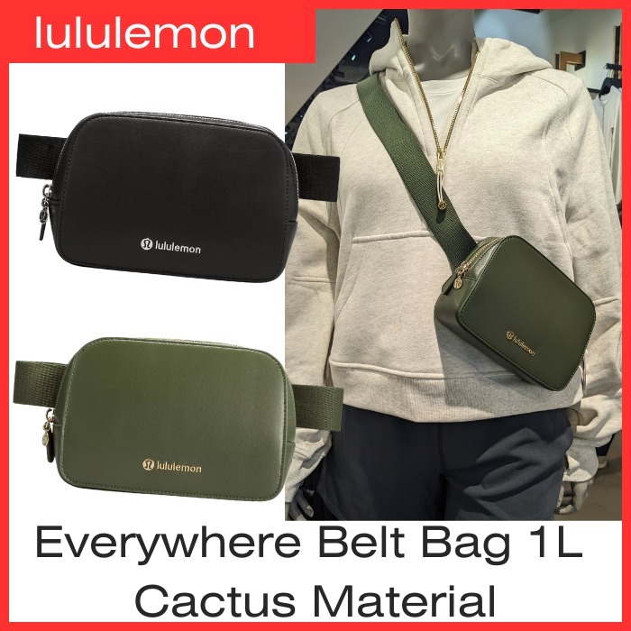 ヴィーガンレザー【lululemon】Everywhere Belt Bag 1L ★送料込