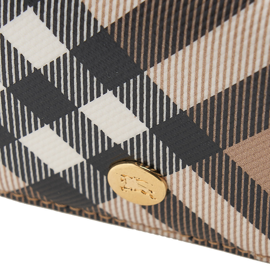 《BURBERRY》 8095291 ロゴ コンパクト ウォレット