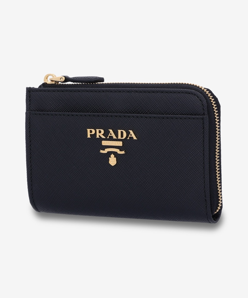 《PRADA》 1PP122 QWA F0002 ロゴ サフィアーノ ウォレット