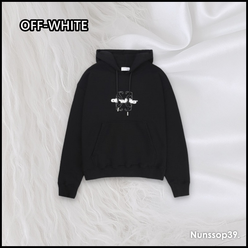 《OFF-WHITE》 フロック アロー スケート フード