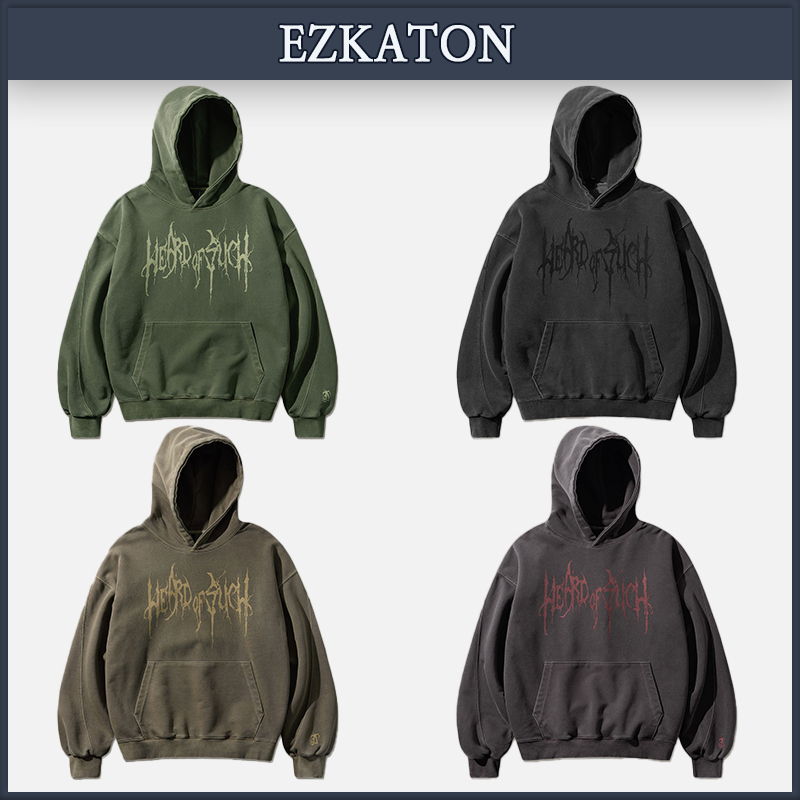 【EZKTON】★男女兼用★24AW Nightmare Pigment Hoodie