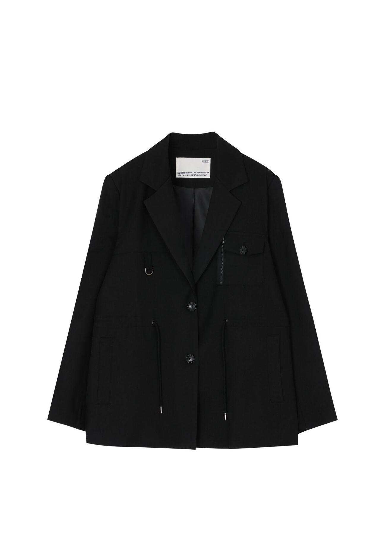 《bohemian seoul》 SINGLE-BREASTED STRING BLAZER