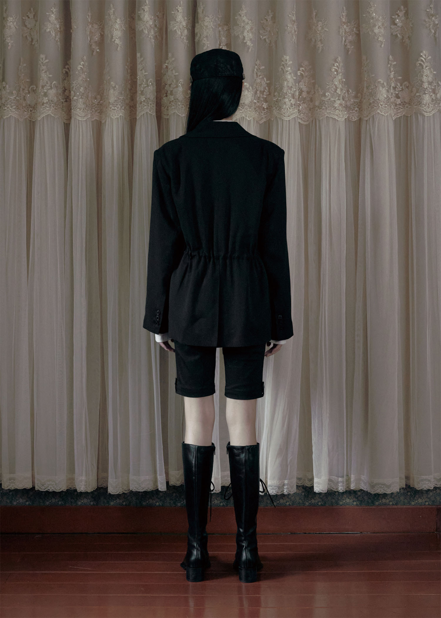 《bohemian seoul》 SINGLE-BREASTED STRING BLAZER