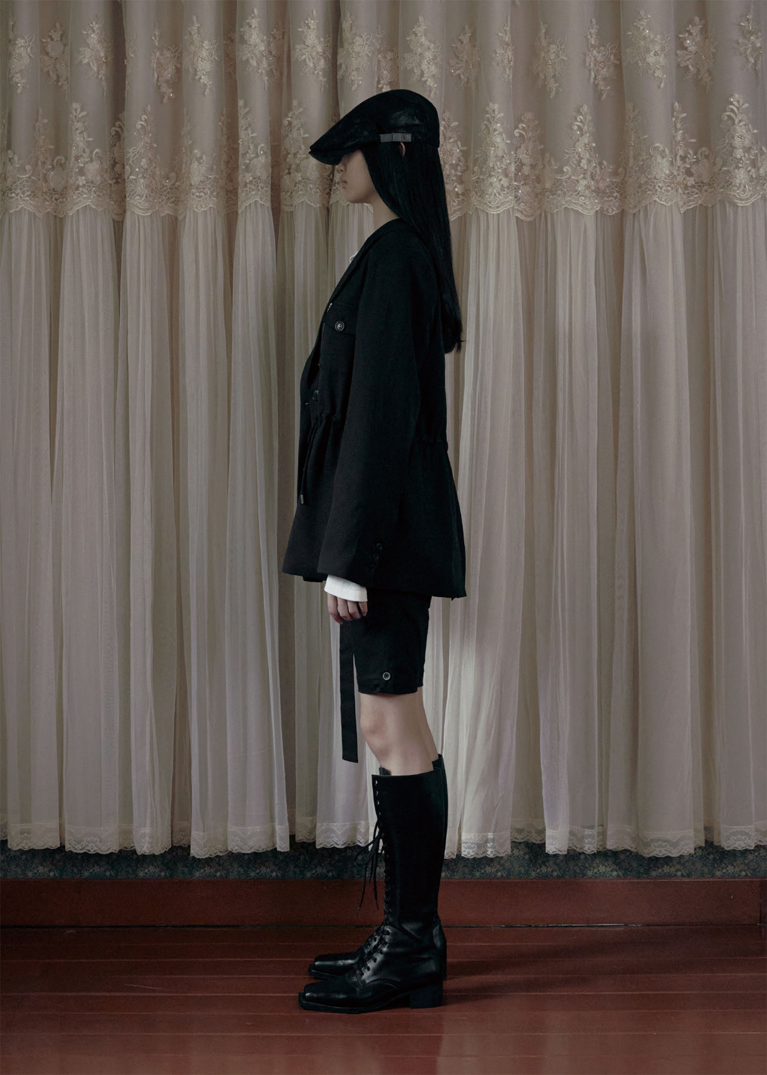 《bohemian seoul》 SINGLE-BREASTED STRING BLAZER