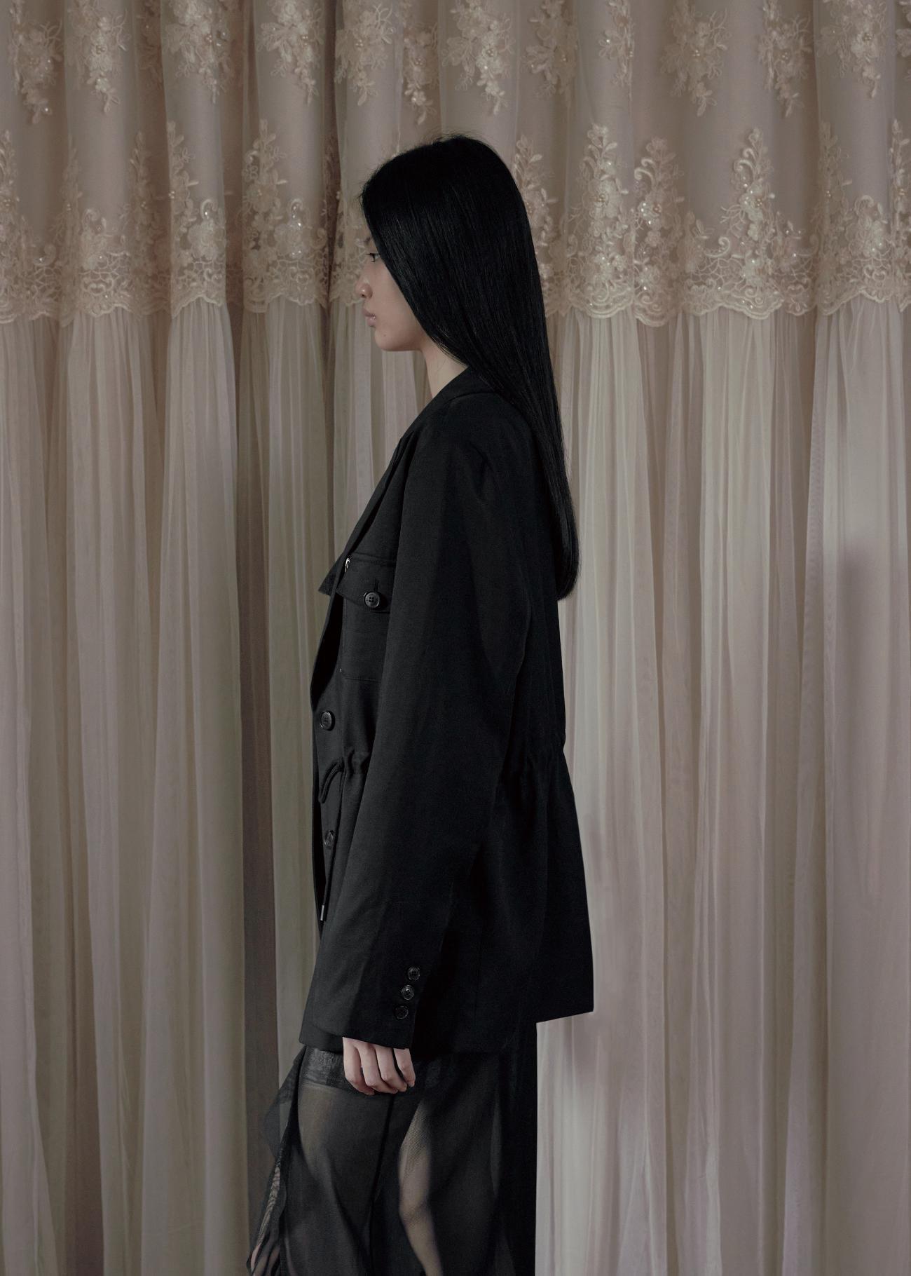 《bohemian seoul》 SINGLE-BREASTED STRING BLAZER