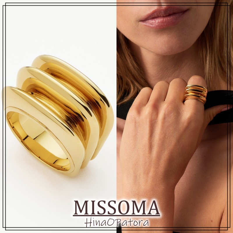 関送込*MISSOMA*ヘラドーム トリプルリッジリング