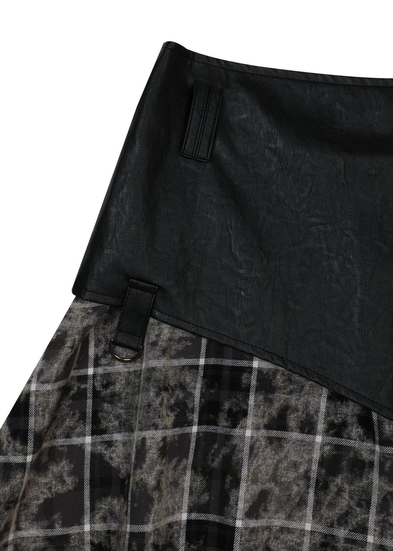 《bohemian seoul》 DESTROYED DENIM LONG SKIRT