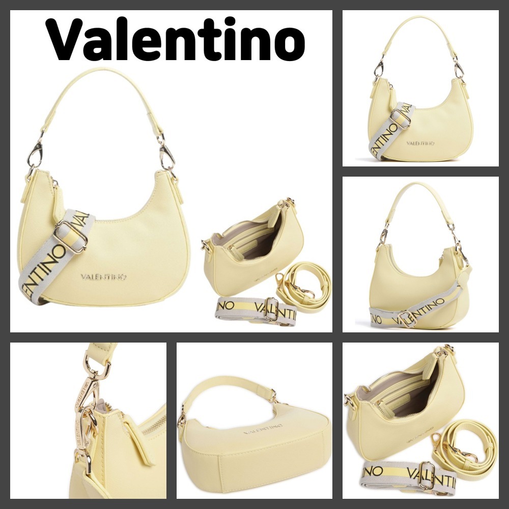 【Valentino】◆マリオ ショルダーバッグ◆Vanilla Yellow◆
