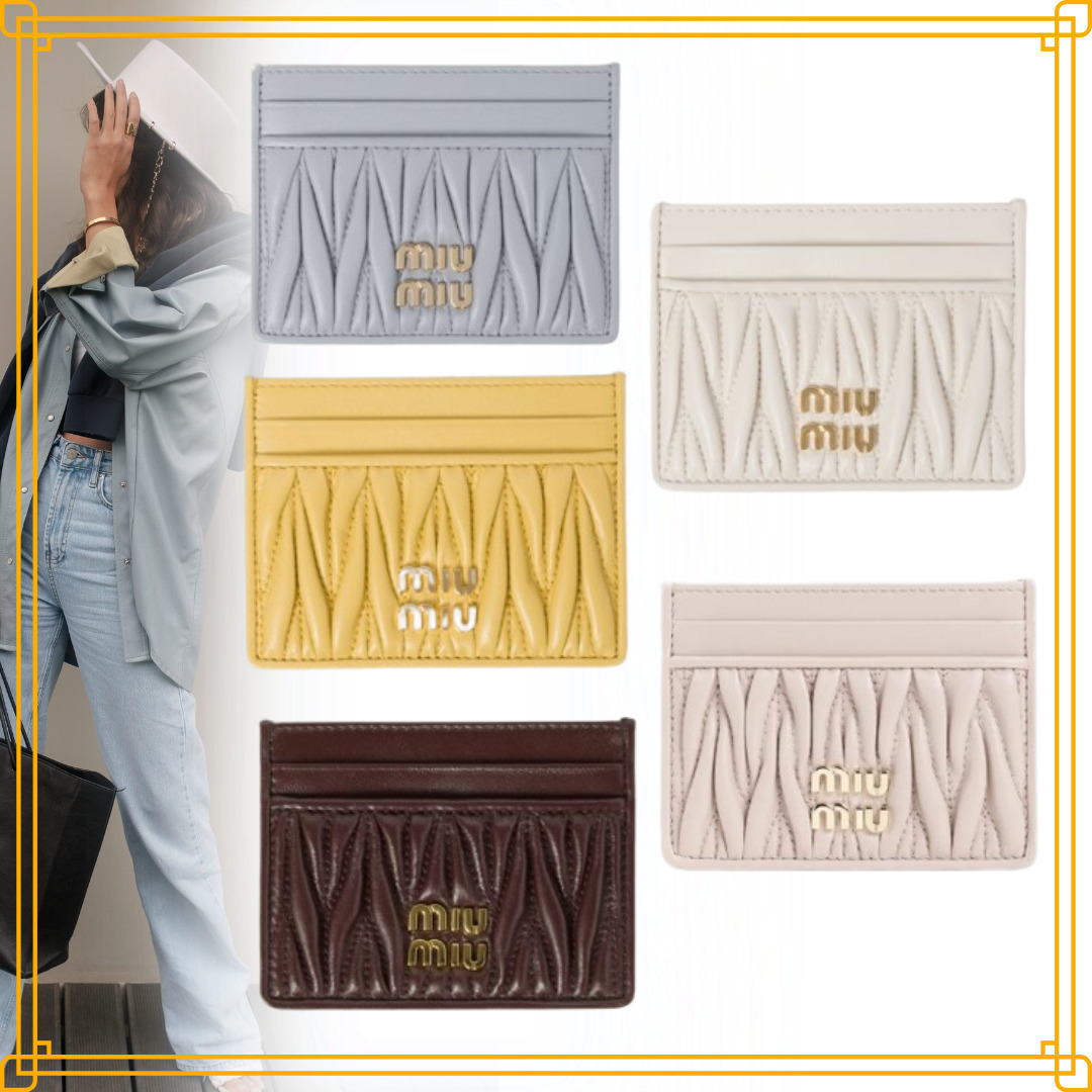 ◆直営店◆【MiuMiu】マテラッセレザー カードケース