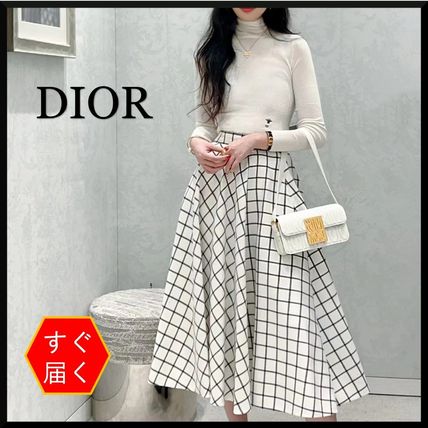 ホワイト（白）系 Dior(ディオール) スカート(レディース