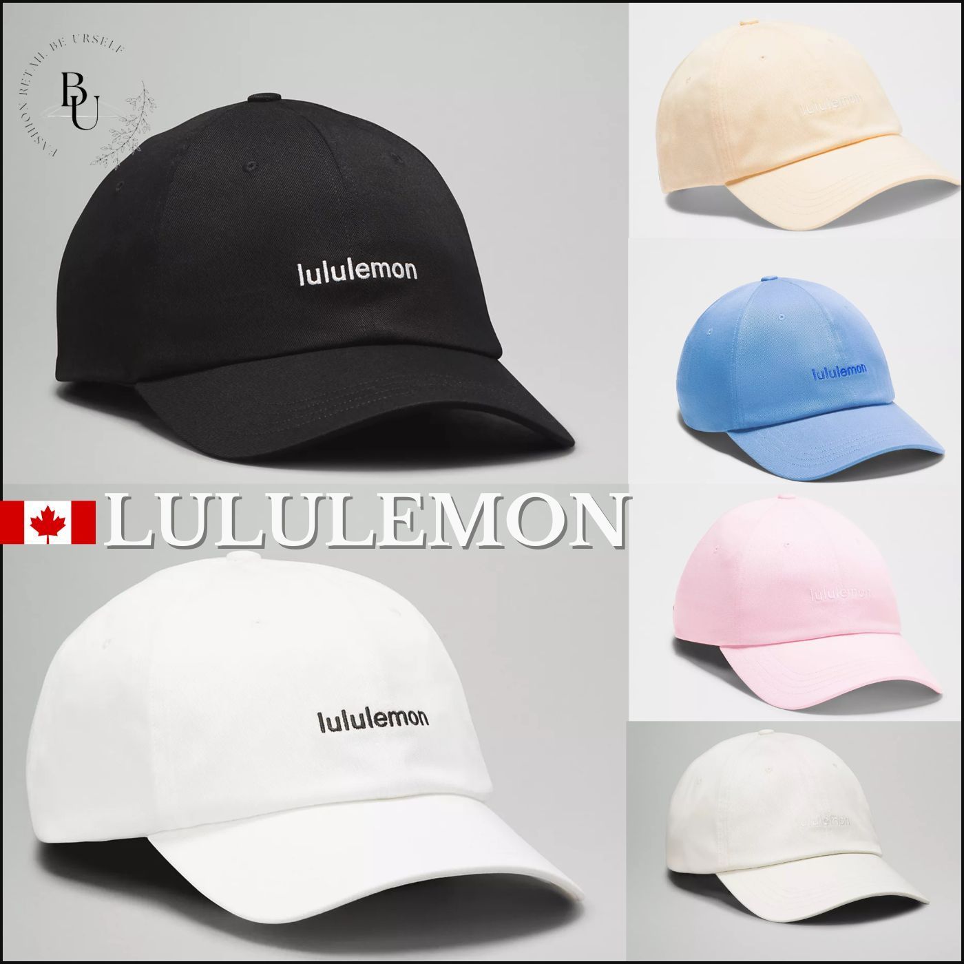 通気性◎【lululemon】ユニセックス Wordmark ロゴ キャップ