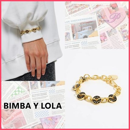 BIMBA Y LOLA■[25SS] ブラック エナメル ハート ブレスレット ハート BIMBA Y LOLA(ビンバイローラ) ブレスレット(レディース