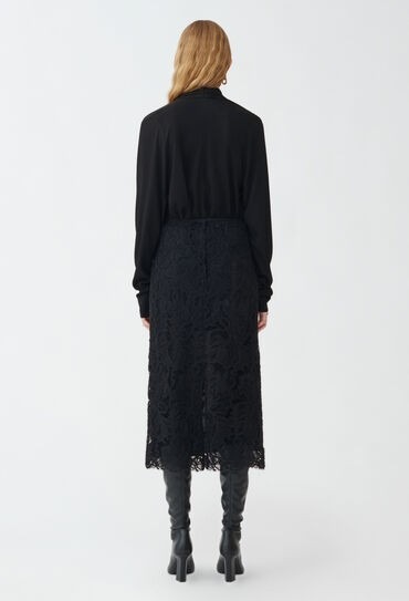 《送料無料》FABIANA FILIPPI Macrame lace skirt