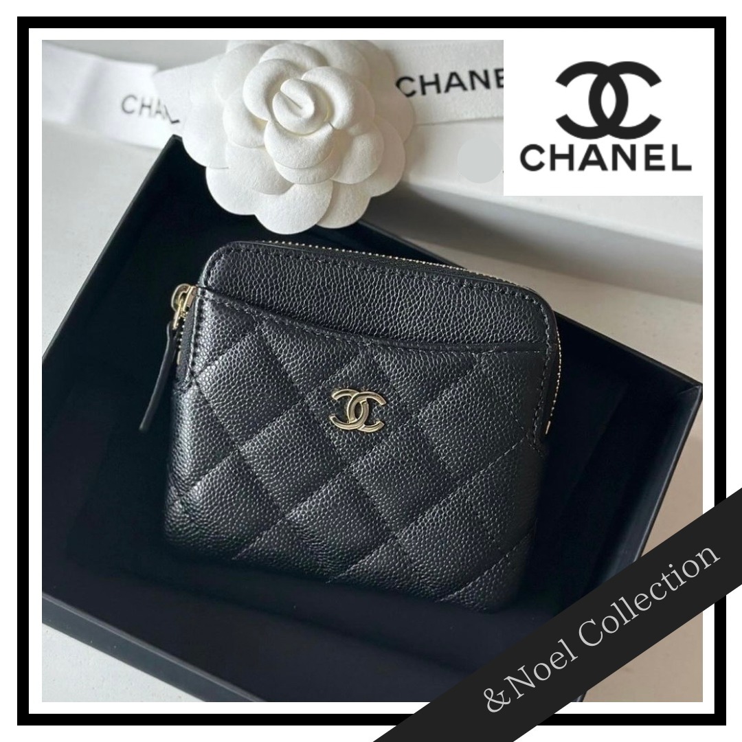 【人気のブラック】CHANEL*ミニ財布*ジップコインパース