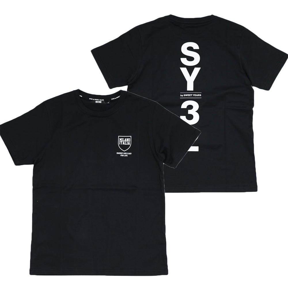 国内発送☆SY32 by SWEETYEARS☆VERTICAL LOGO TEE