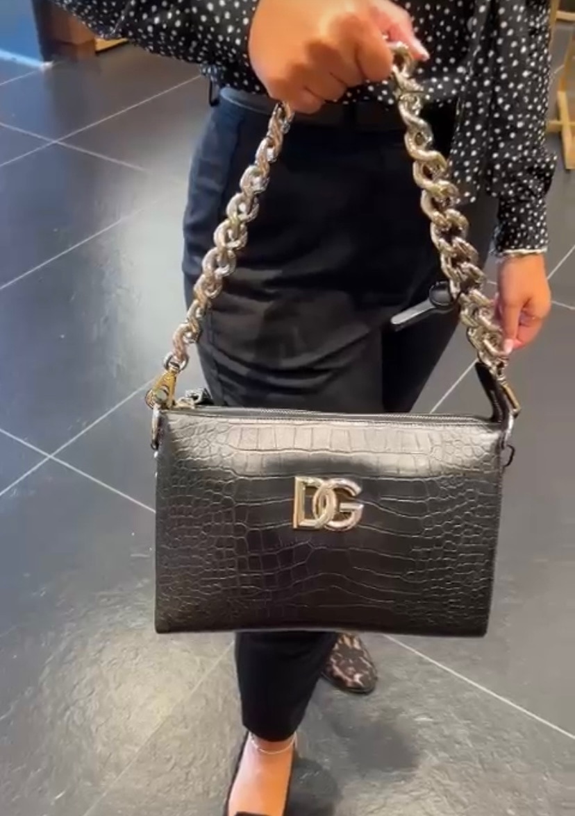 【DOLCE GABBANA】チェーン ショルダーバッグ ロゴ