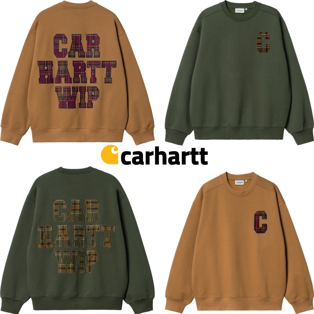 【Carhartt】 ★ BIG CHECK LOGO SWEATSHIRT ★ 大人気