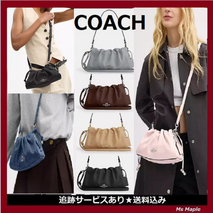 上品レザー☆【COACH】3wayエレガントショルダーバック♪
