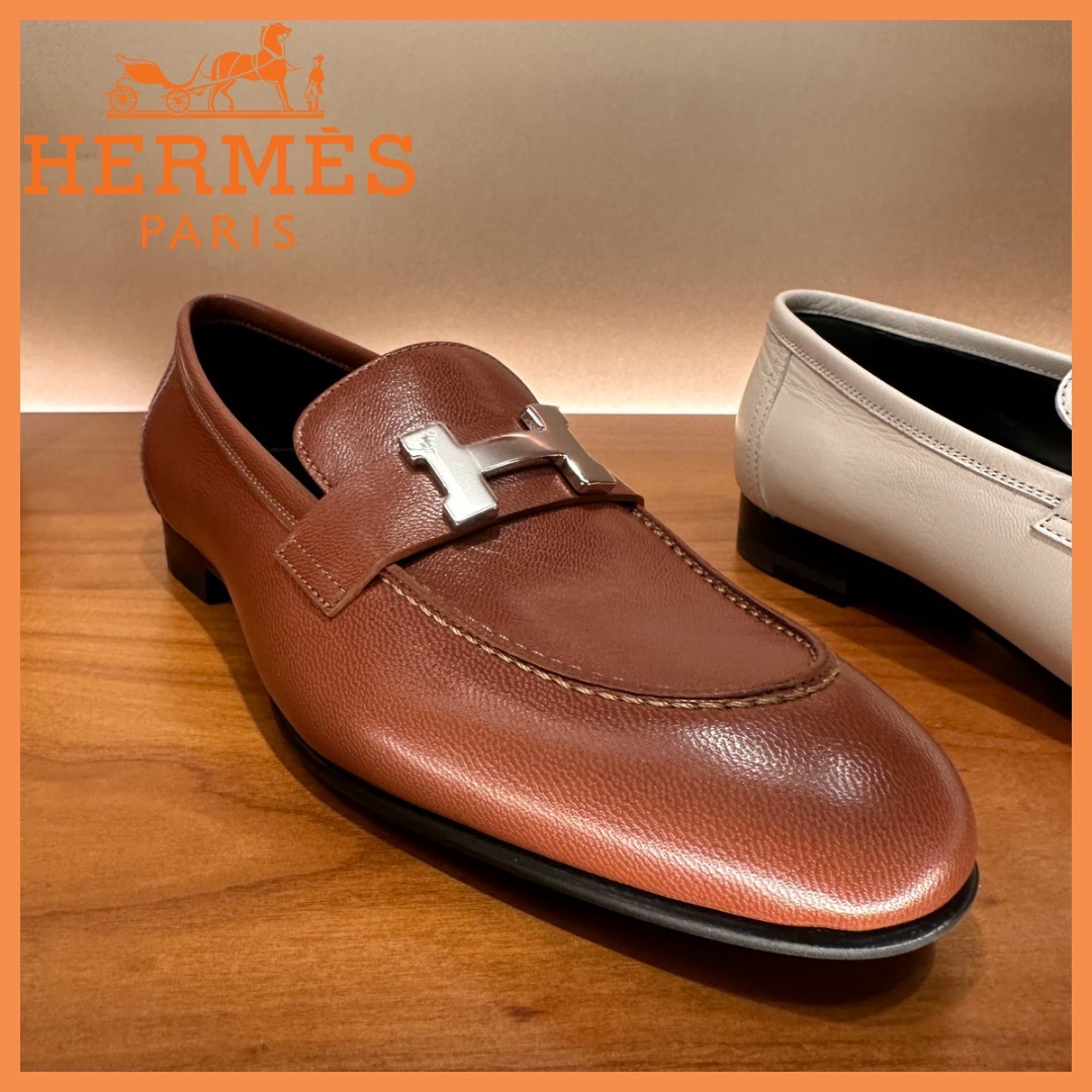 【HERMES】エレガントな装い♪パリ モカシン