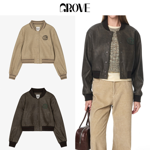 ★2024FW新作★GROVE★GRADY LEATHER JUMPER