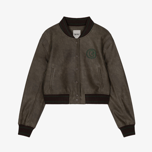 GROVE ♥ GRADY LEATHER JUMPER/追跡付 ☆2024FW新作☆GROVE☆GRADY LEATHER JUMPER