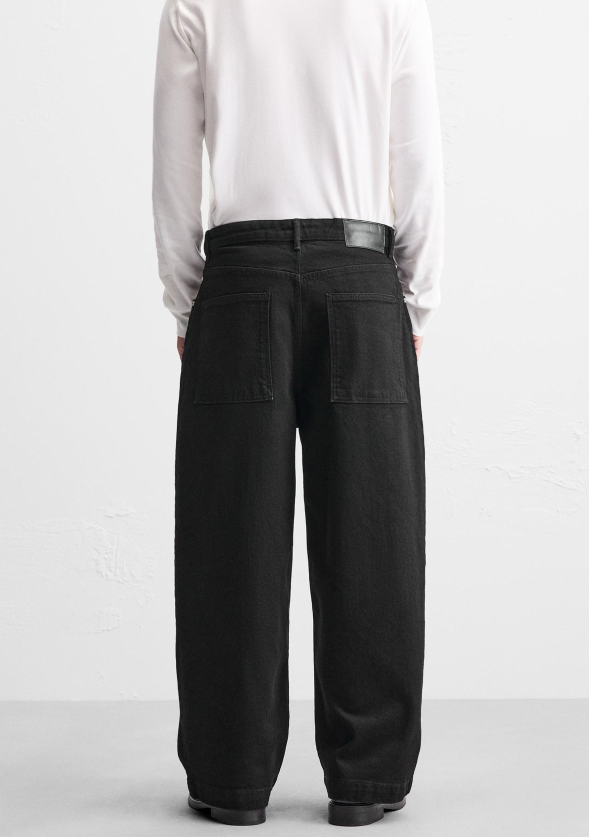 送関込み☆ZARA/ザラ☆ワイドレッグジーンズ/バギーデニムパンツ
