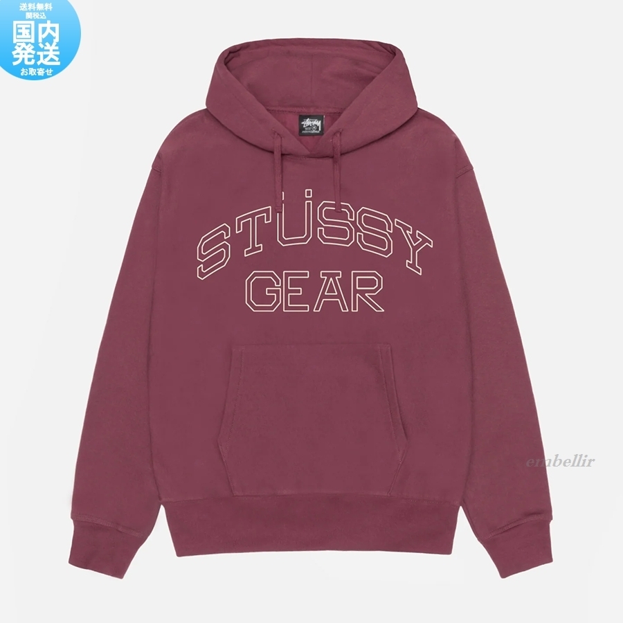 国内発送 送料関税込 日本完売品 STUSSY GEAR HOODIE フーディ