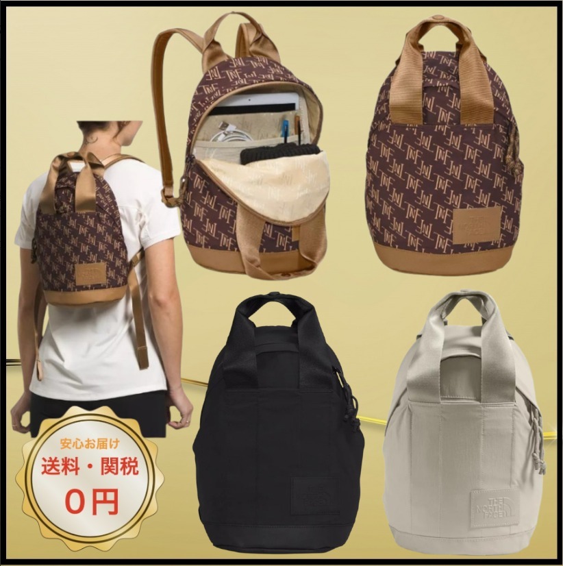 関税込み♪【The North Face】モノグラムロゴ★ ミニリュック
