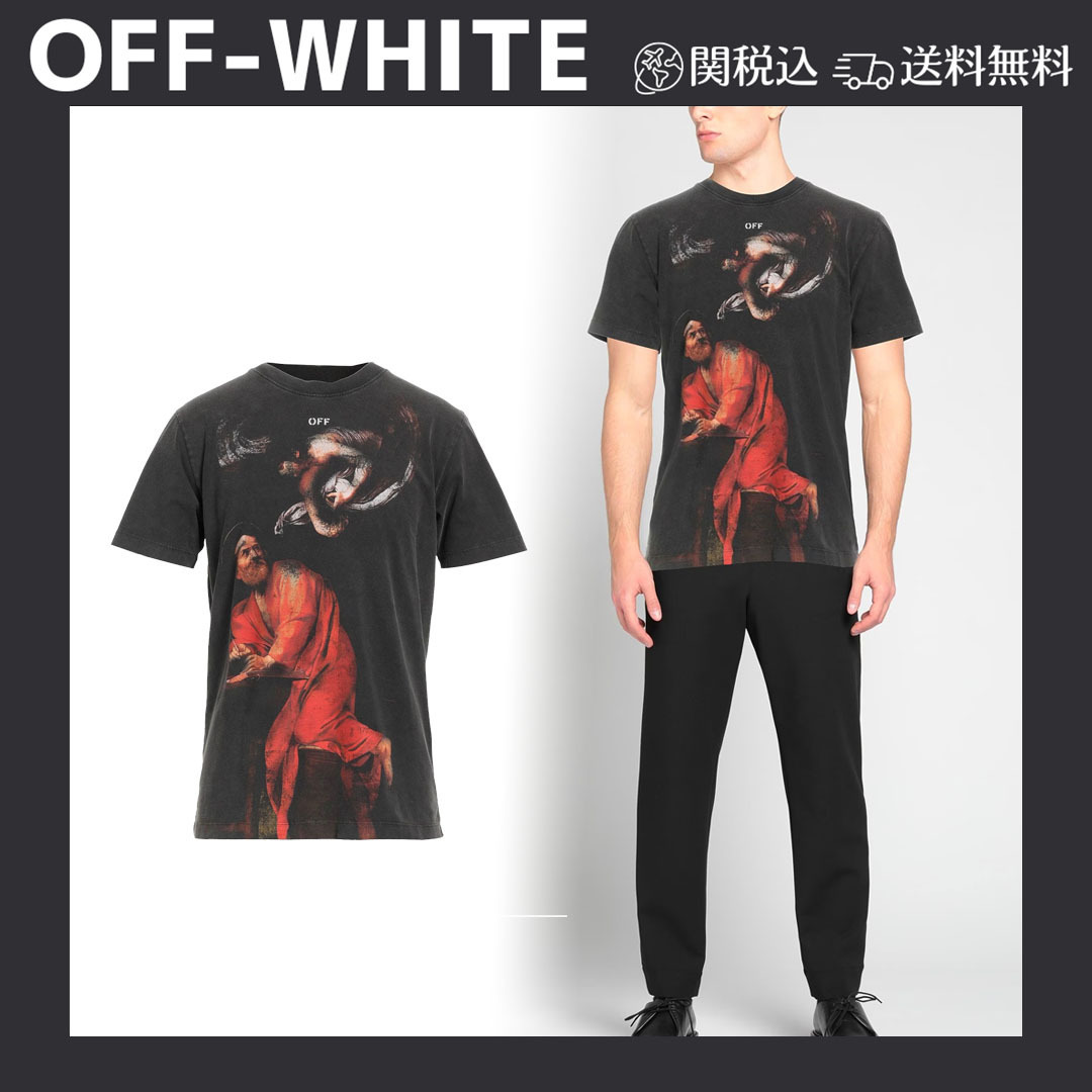 送料関税込★OFF-WHITE★ブランドロゴ オーバーサイズTシャツ