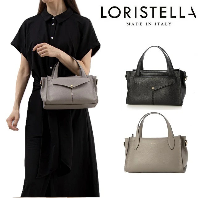 即納 ロリステッラ loristella レザー ハンドバッグ 2WAY 2824