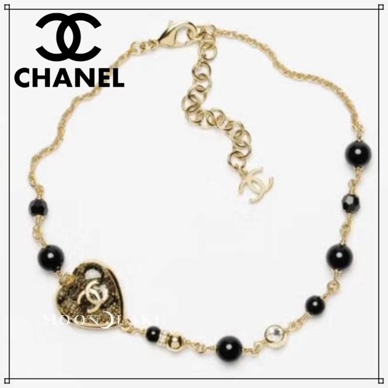 ≪24K★≫CHANEL. ネックレス レース ハート