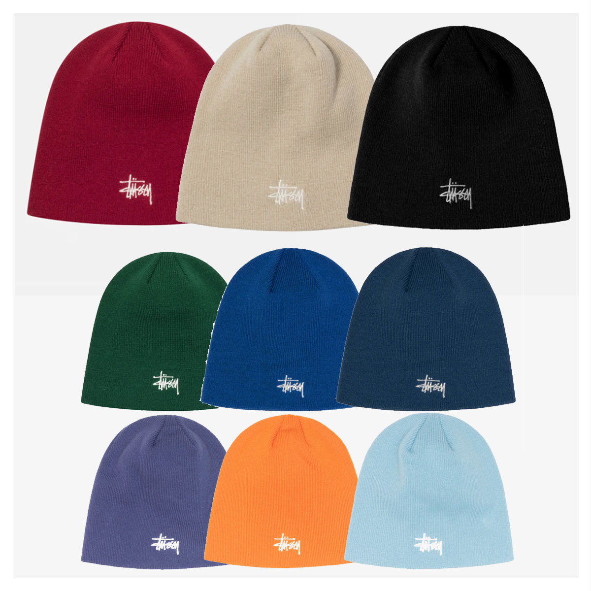 ニットキャップ・ビーニー STUSSY SKULLCAP BASIC 4FT1025