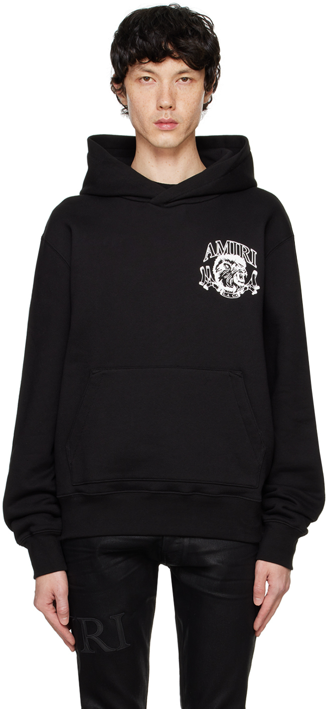 【関税込み】AMIRI ブラック Lion Outline フーディ