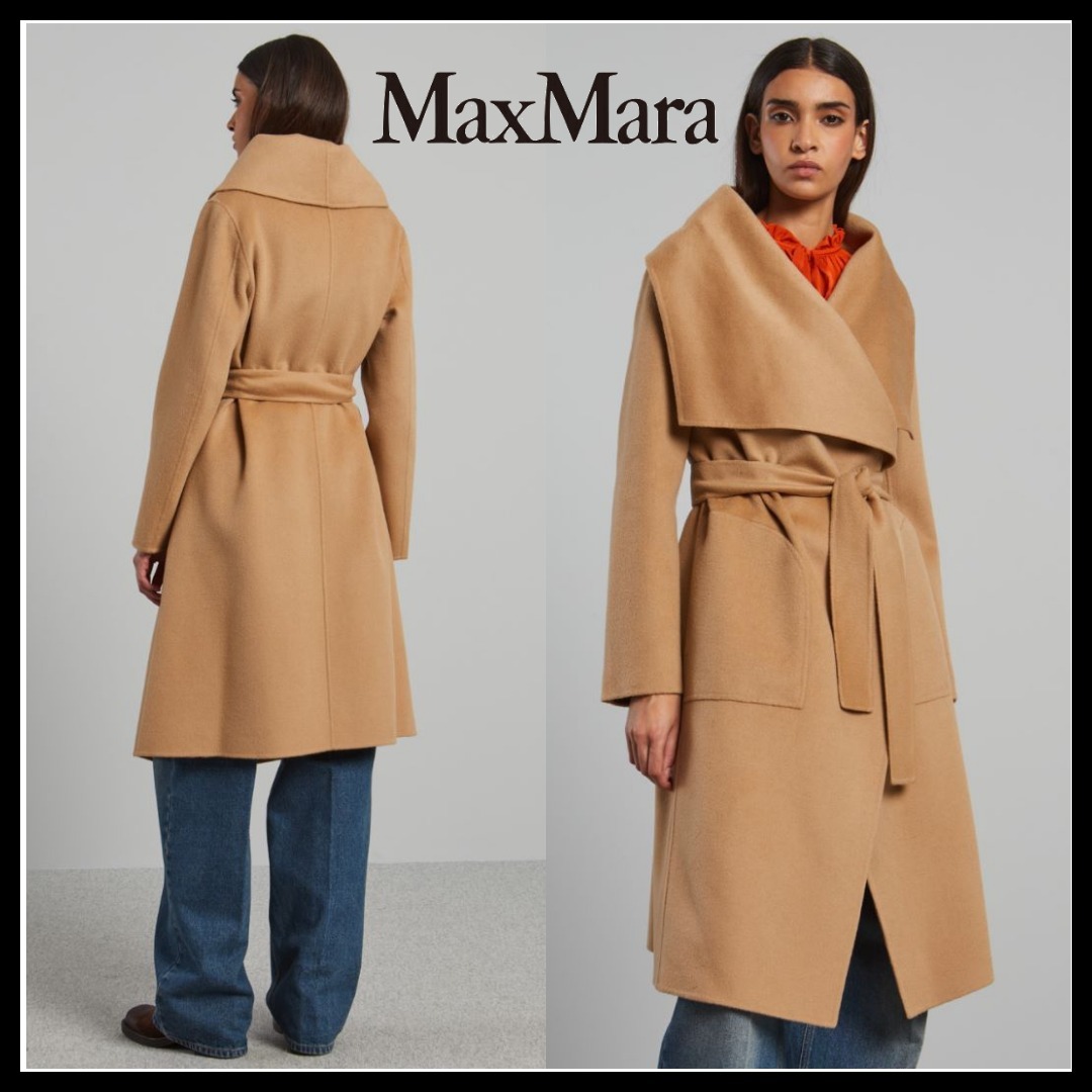 DT☆MaxＭara 入手困難☆ IIBIZA アシンメトリー 襟付きコート