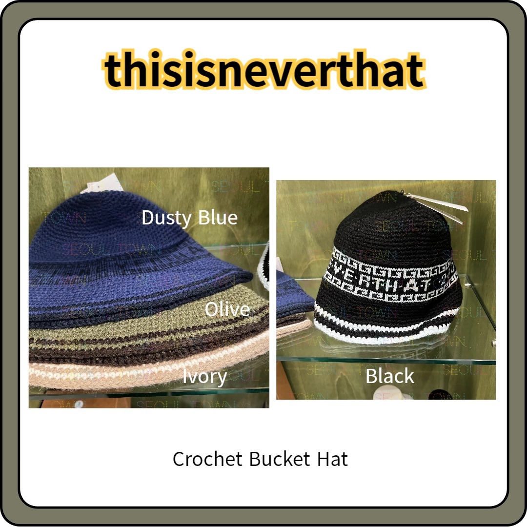 thisisneverthat * Crochet Bucket Hat バケットハット