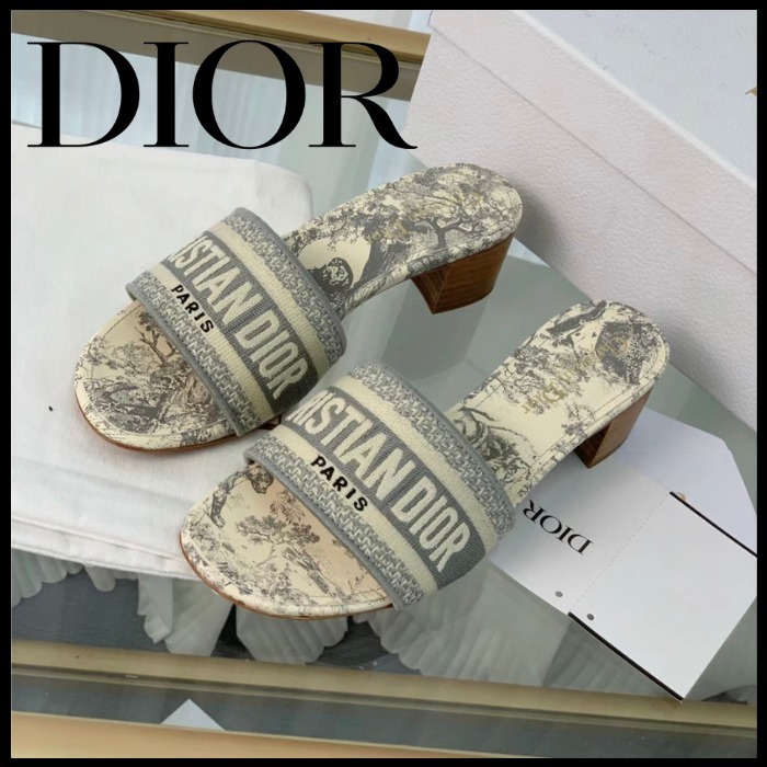 DIOR / Dway ヒールスライド ミュール サンダル - メルカリ