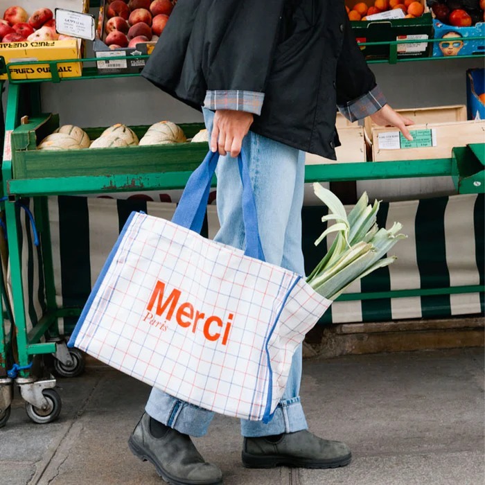 Merci♥ワックスキャンバスバッグ∽24’☆-オフィスバッグ