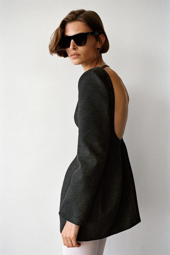 ZARA】バックオープニングワンピース ZW COLLECTION 8824/511