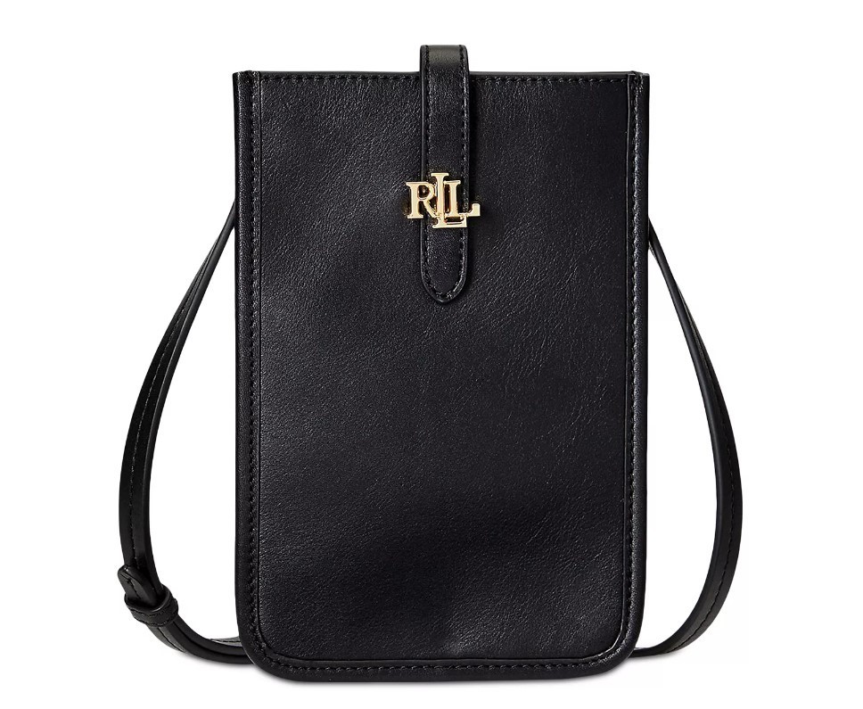 ショルダーバッグ・ポシェット Lauren Ralph Lauren Leather Crossbody Tech Case