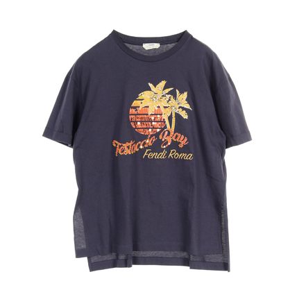 関税込FENDIフェンディ スパンコールコーネリー刺繍ロゴ Tシャツ スパンコール Tシャツ FENDI(フェンディ) - 海外通販のBUYMA