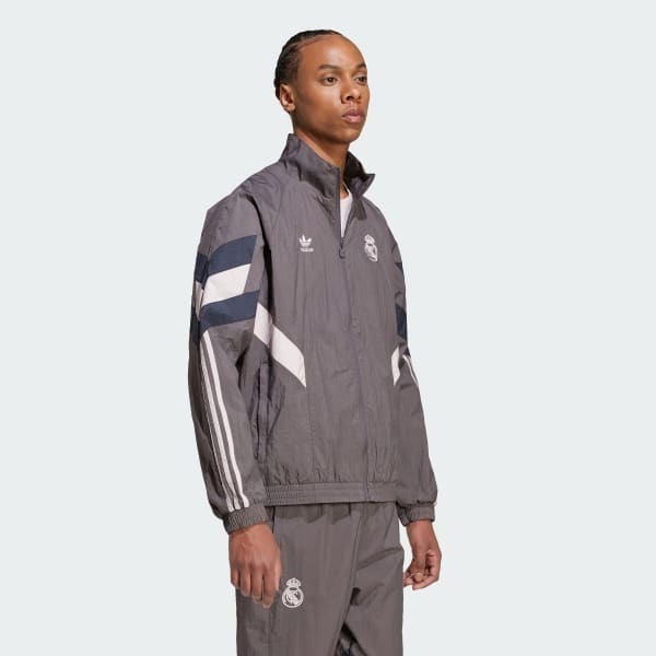 【アディダス】 Real Madrid 2024/25 Track Top ★追跡可 adidas 2024-25 Real Madrid Men's Originals Track Top
