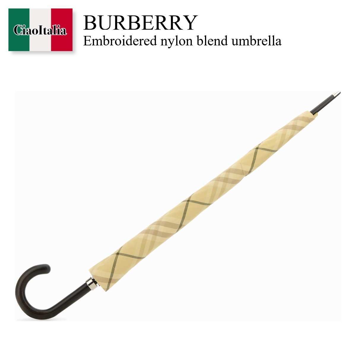 傘・レイングッズ Burberry Embroidered Nylon Blend Umbrella