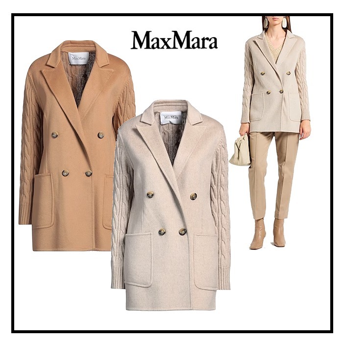 【SALE残り僅か】MAXMARA カシミヤ入りコート