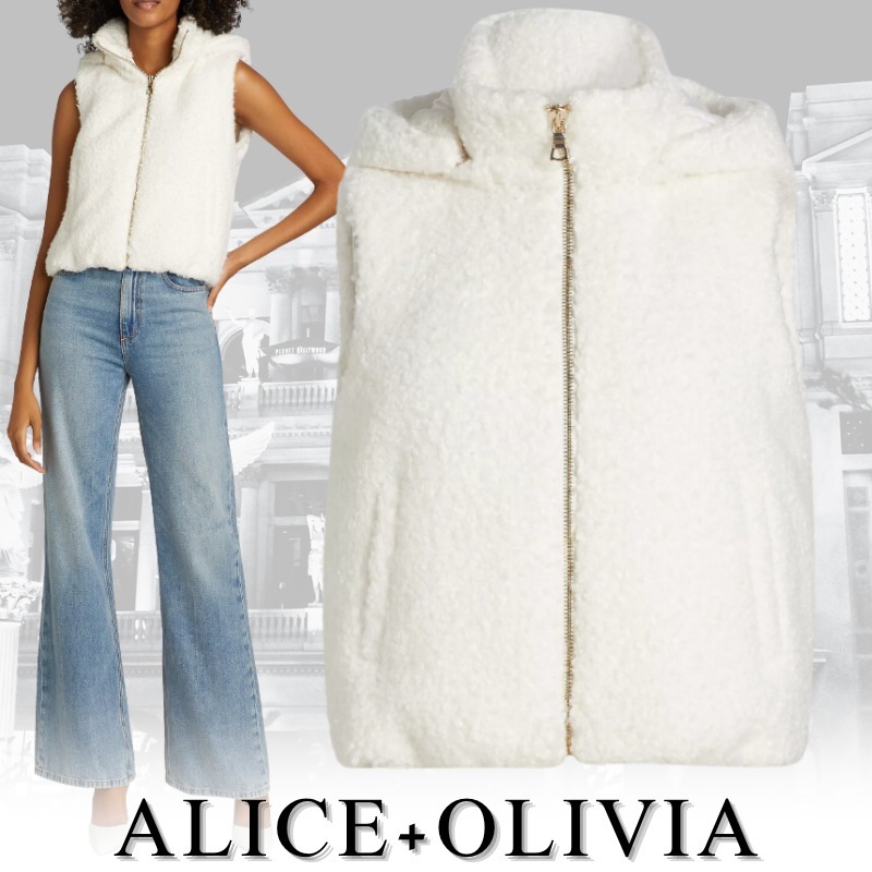 ALICE+OLIVIA アリスアンドオリビア ベスト ロベナ テディ