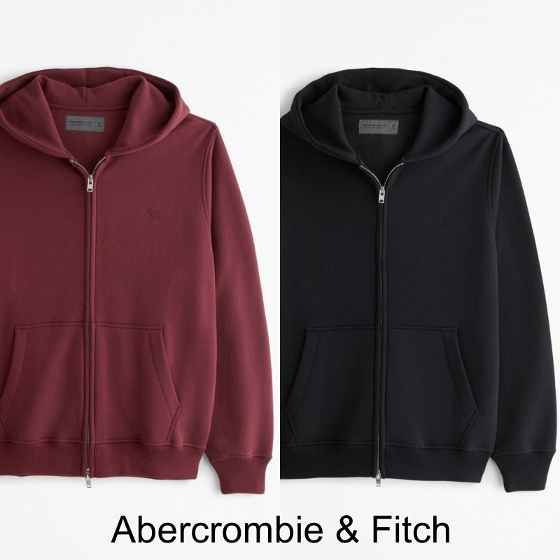 ☆Abercrombie & Fitch☆ ヘビーウエイト フルジップ パーカー