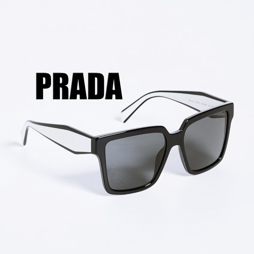 PRADA スクエアフレーム サングラス 関税送料込み
