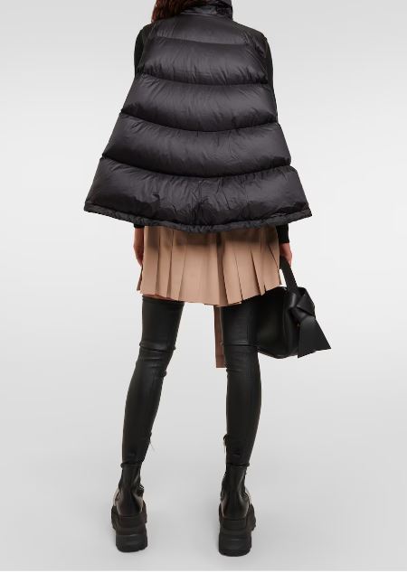 sacai☆アシンメトリー ダウンベスト (sacai/ダウンベスト