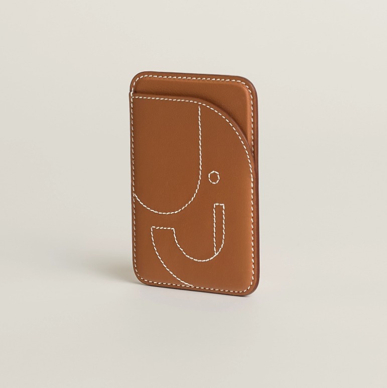 おしゃれ【HERMES】Portacarte MagSafe A(i)mants “Elefante”